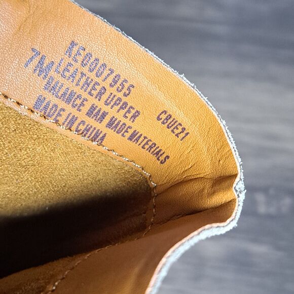 Kork-Ease Kennedy Suede Leather Zipper Boot Women's Sz 7 M Distressed Taupe(VGC) - Picture 8 of 9